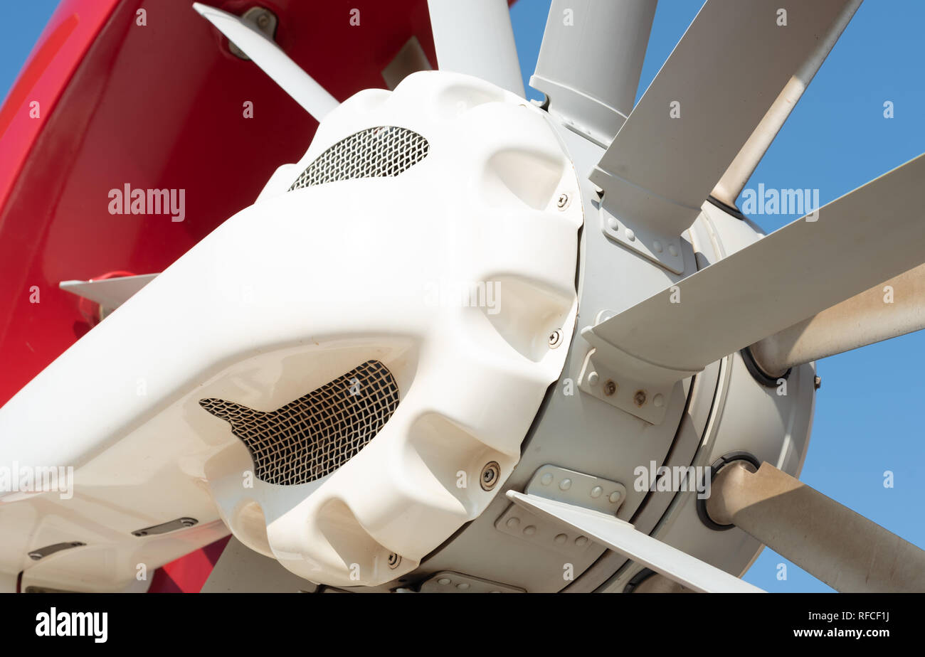 Propeller at the tail of helicopter Stock Photo Alamy