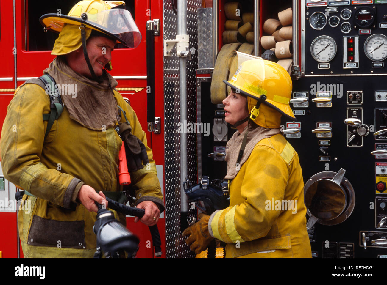 American fire engine at scene hires stock photography and images Alamy