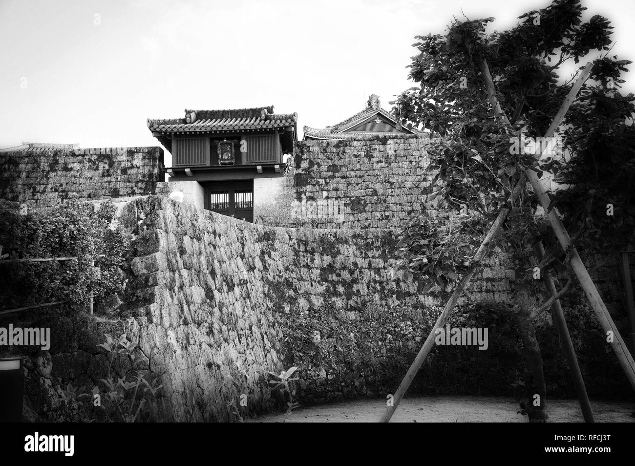 shuri-Jo Castle, Okinawa, Japan Stock Photo