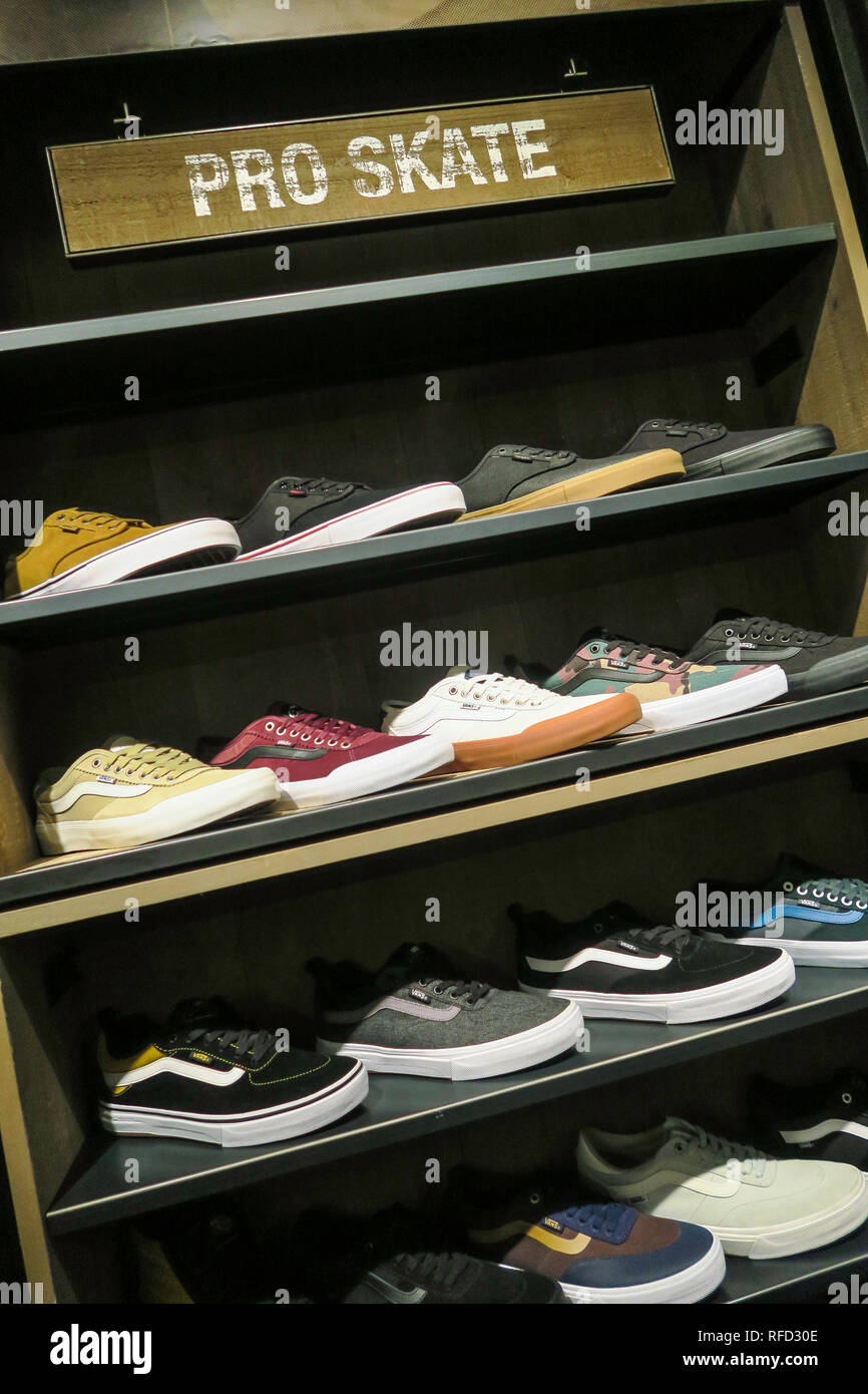 Vans is a skateboard shoe and apparel retailer with a store on 34th Street,  NYC, USA Stock Photo - Alamy