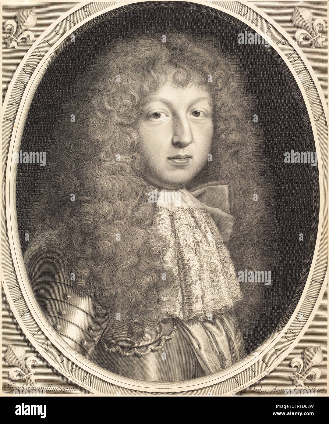 Portrait of Louis de France, Grand Dauphin, circa 1700 - Ref.93675