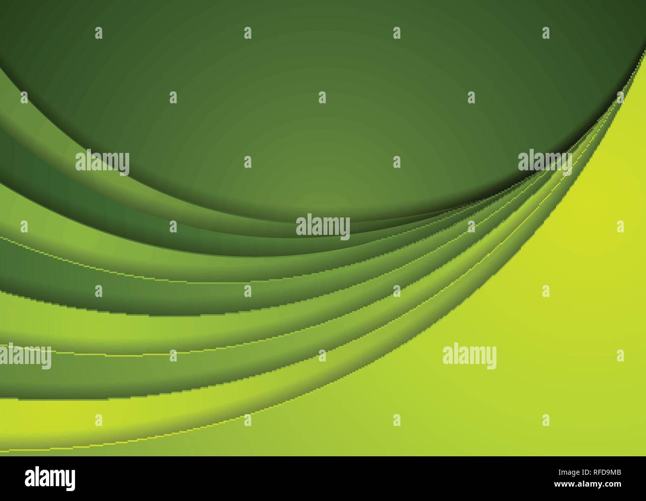 Green corporate wavy abstract background. Vector design Stock Vector ...