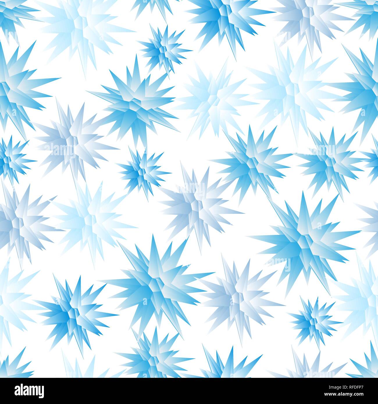 Seamless texture with snowflakes in the form of polygonal shapes ...