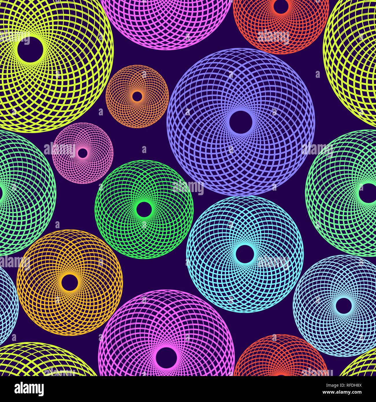 Seamless texture with multicolored circles. Colorful texture with