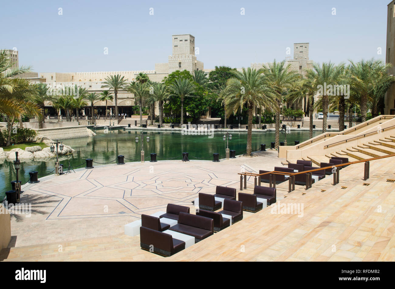 Madinat Jumeirah Dubai Stock Photo