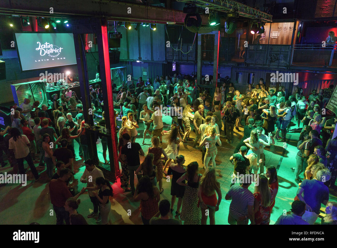 Westergasterrain salsa night, Amsterdam, Netherlands Stock Photo Alamy