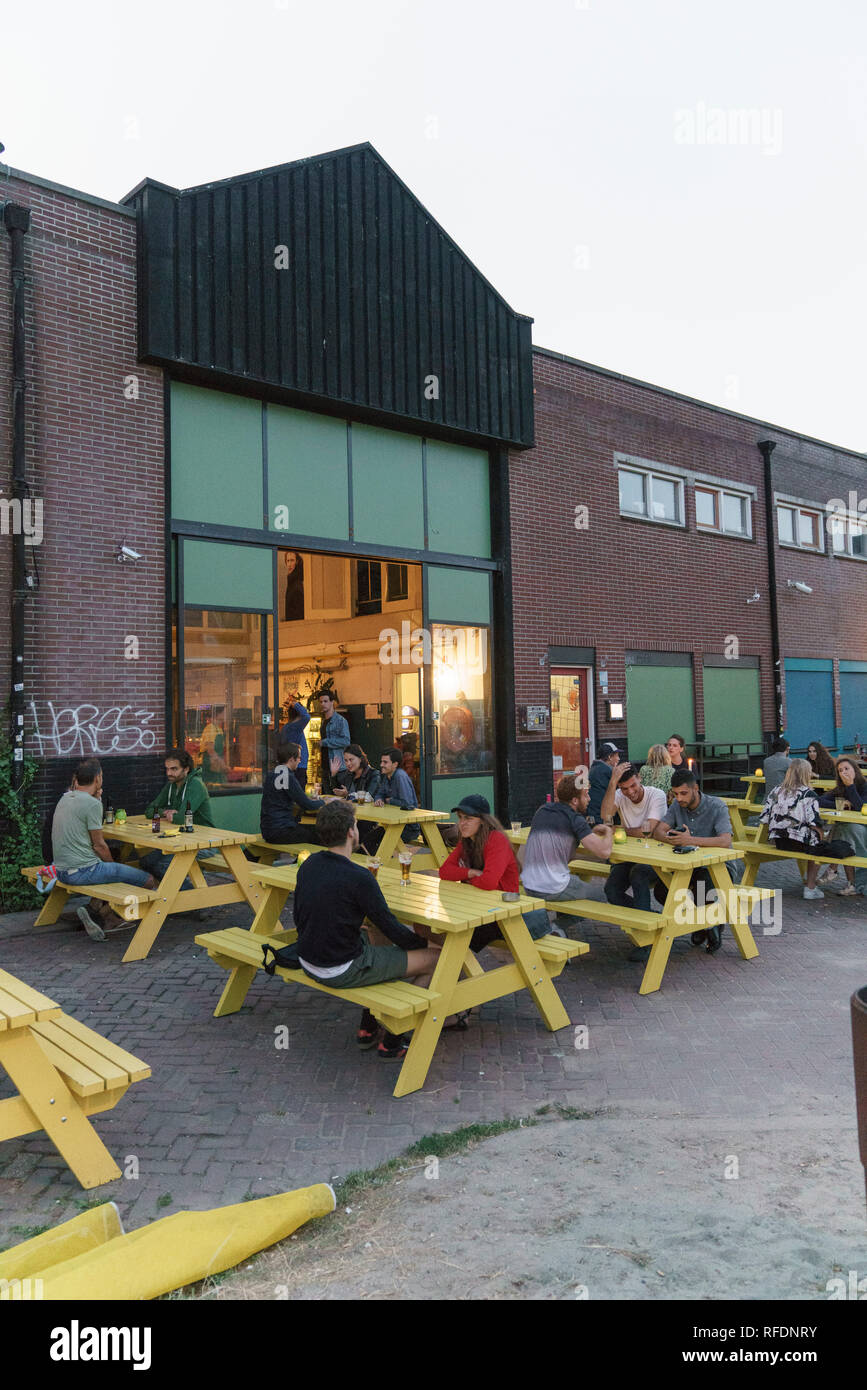 Skate Cafe, Amsterdam Noord, Netherlands Stock Photo