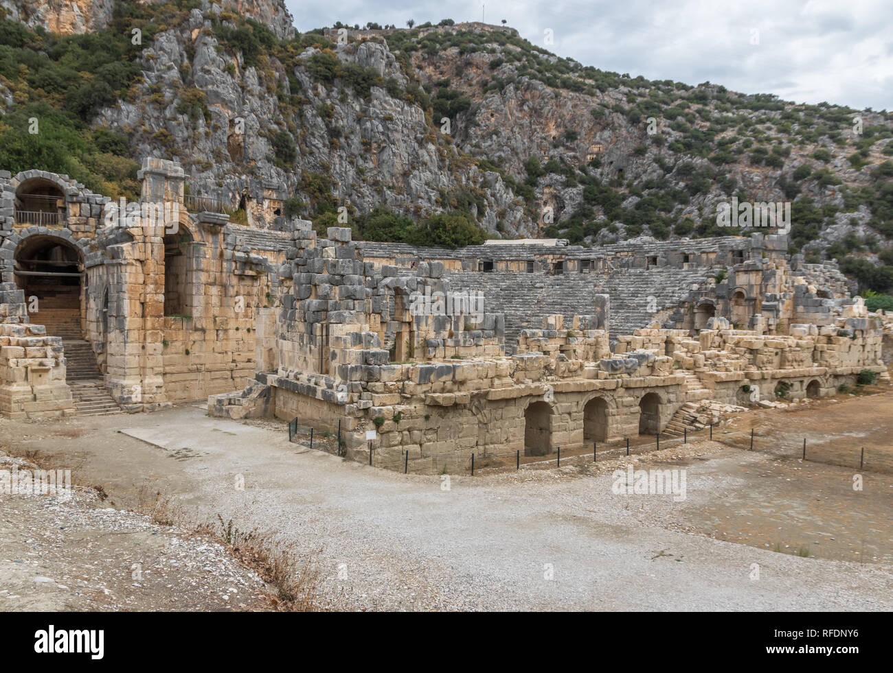 Myra Turkey An Ancient Greek Town In Lycia Myra Displays A 