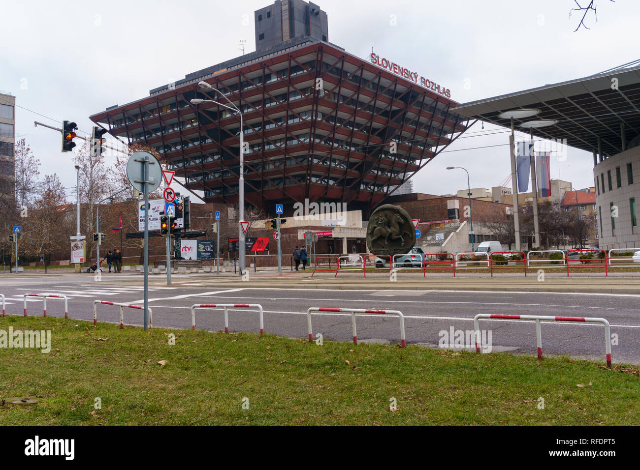 Slovak Radio Building Stock Photo - Alamy