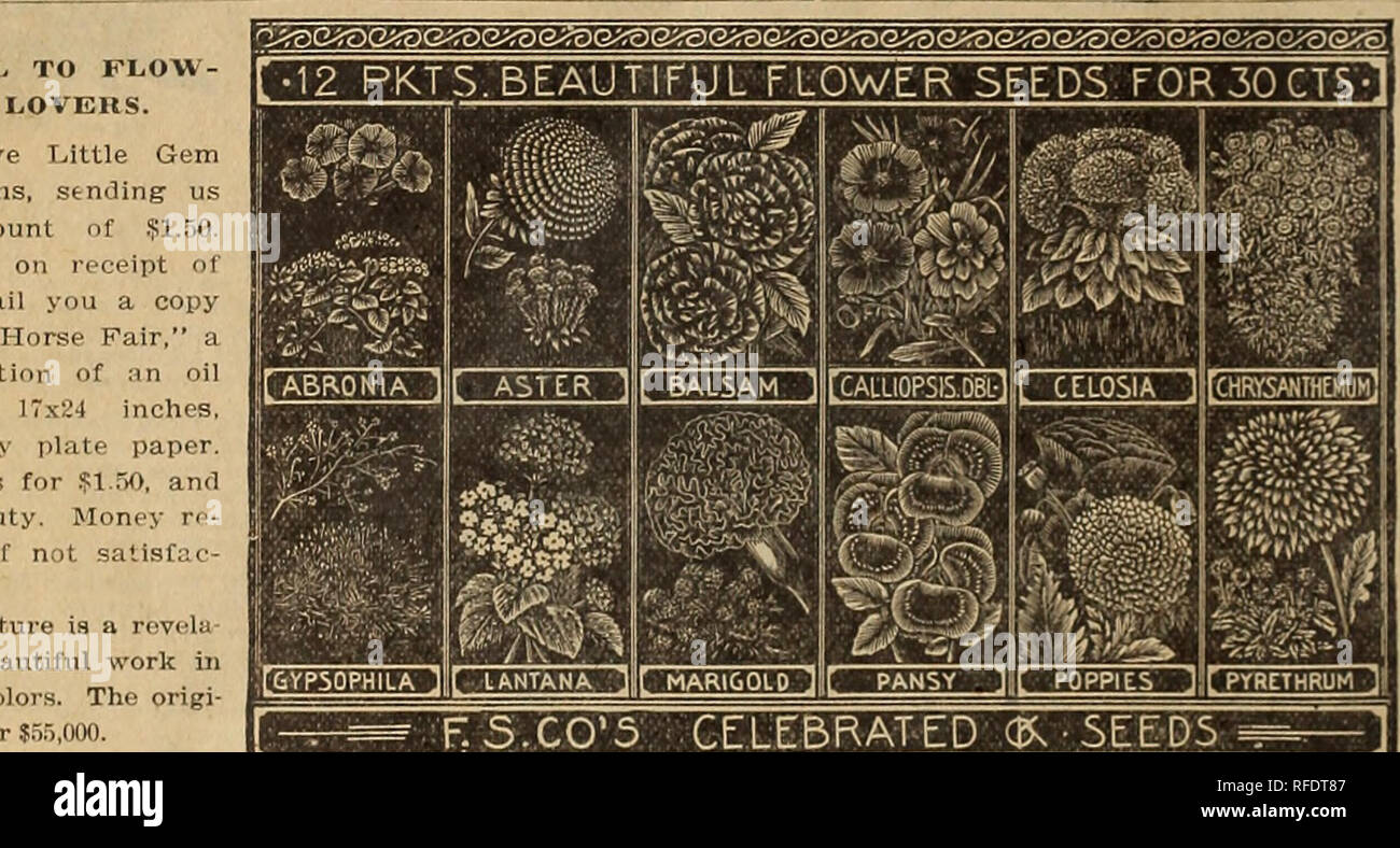 . Spring 1902 annual catalogue improved northern grown farm and garden