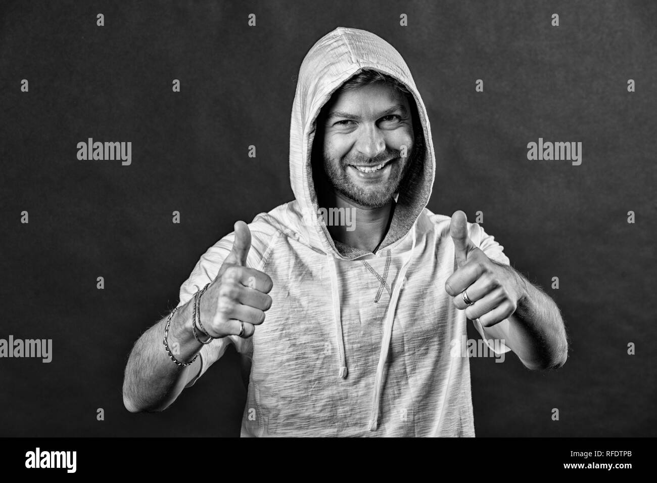 Download Hoodie Hood Up High Resolution Stock Photography And Images Alamy