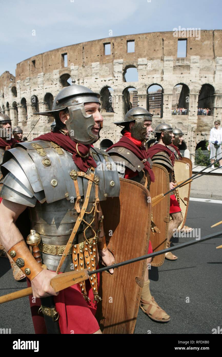 ITA, Italy, Rome : Anual historical foundation parade for the city of Rome  on the 21.April 753 bC Stock Photo - Alamy