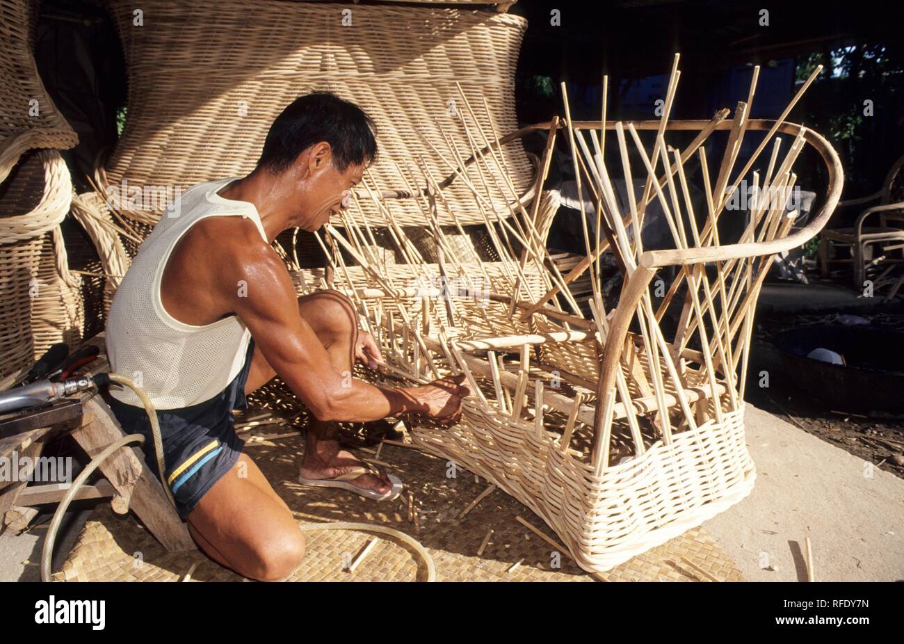 Production of furniture, Cebu Island, Philippines Stock Photo Alamy