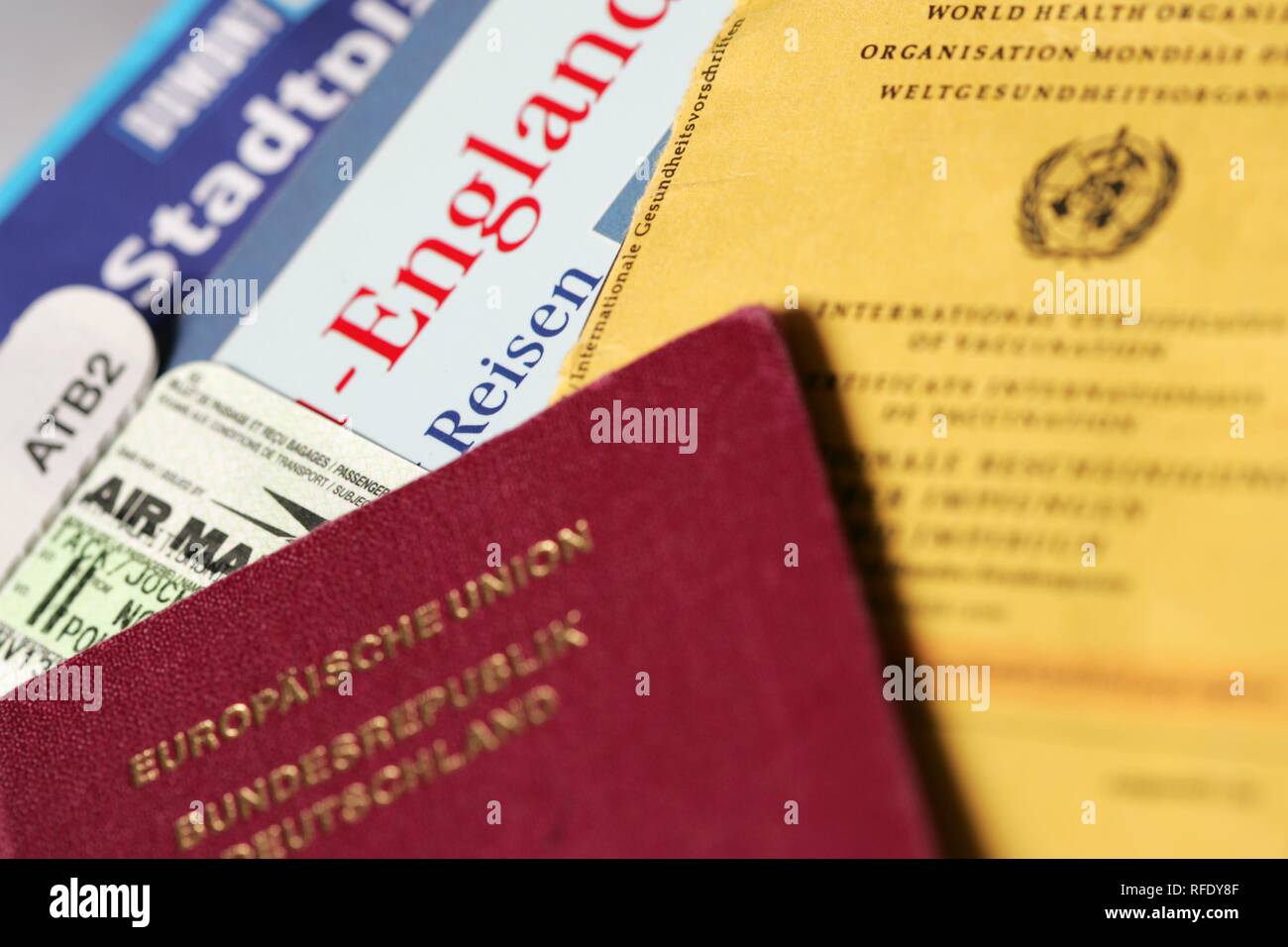Travel documents, Germany Stock Photo Alamy