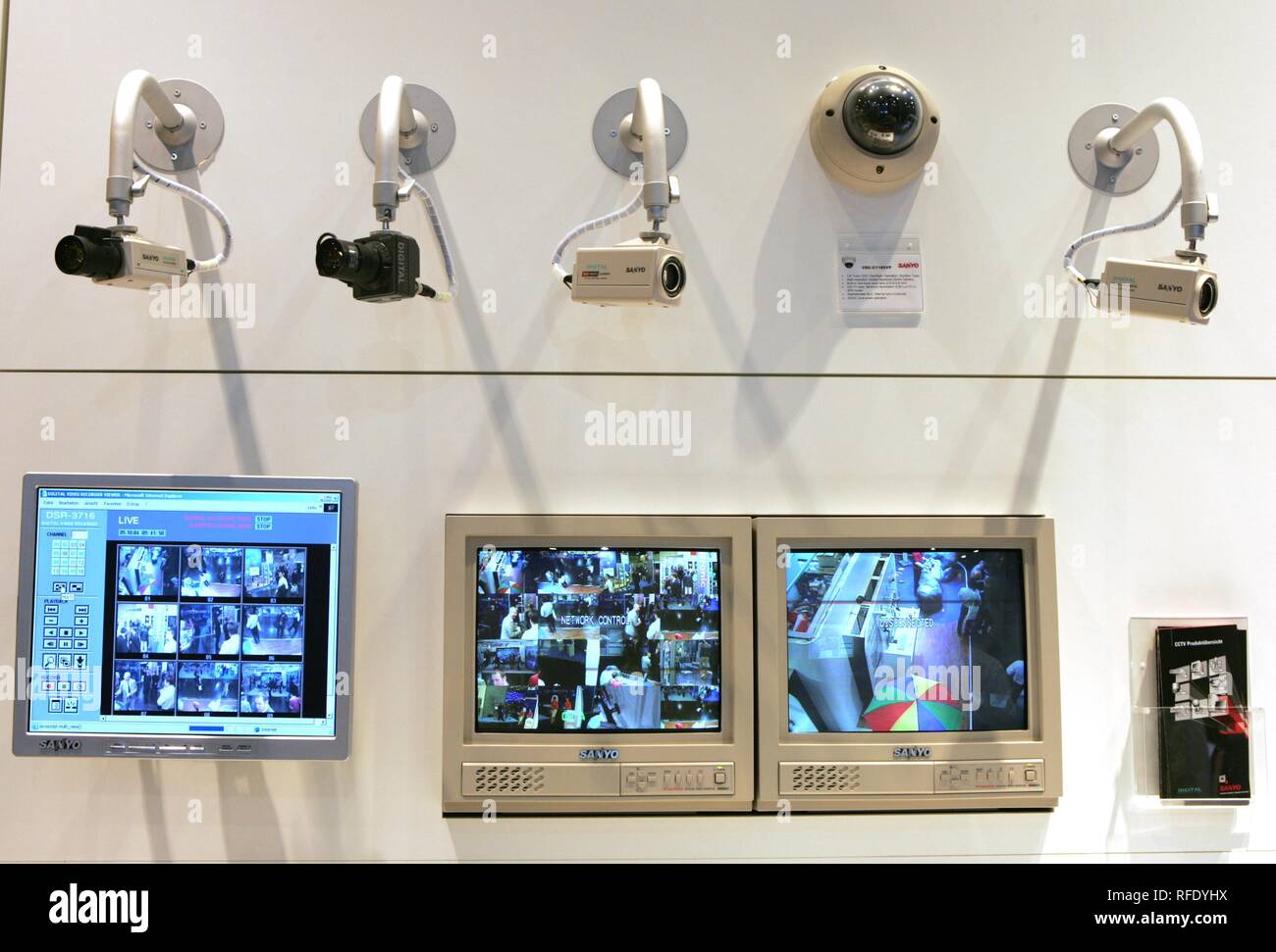 Surveillance cameras and personal identification software, SECURITY