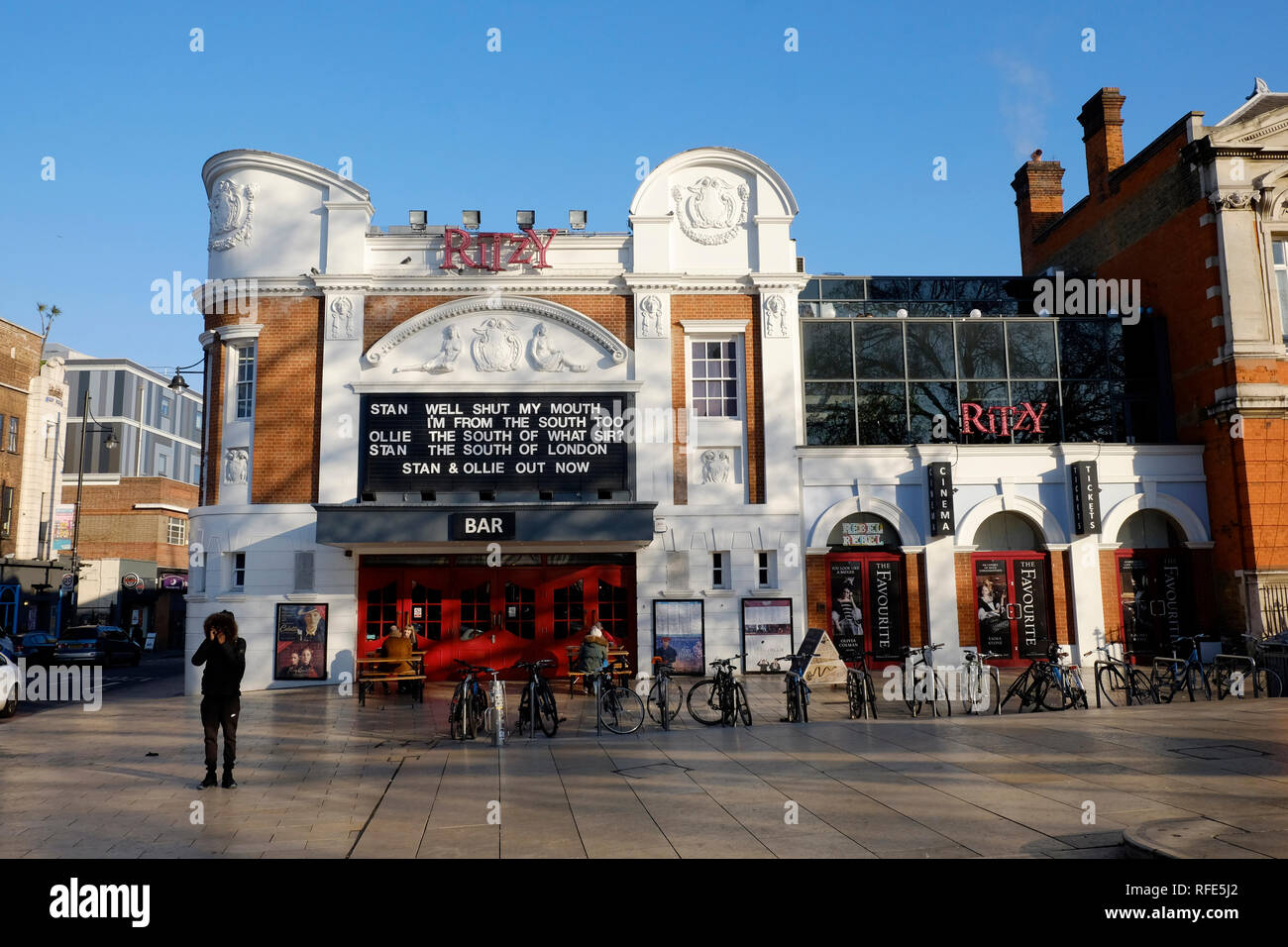 A general view of Ritzy cinema in Brixton, London Stock Photo