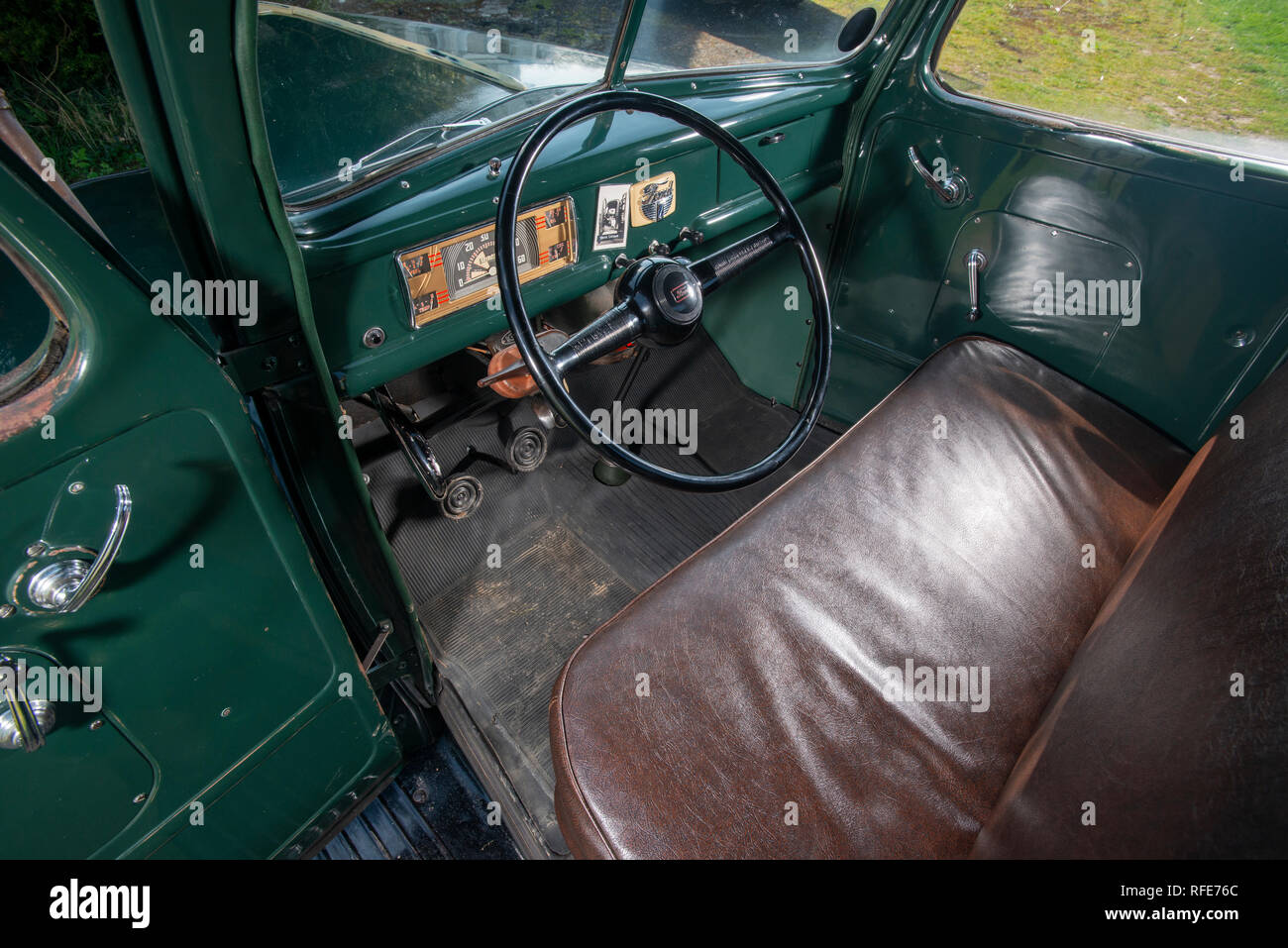 Interior of old truck hi res stock photography and images Page