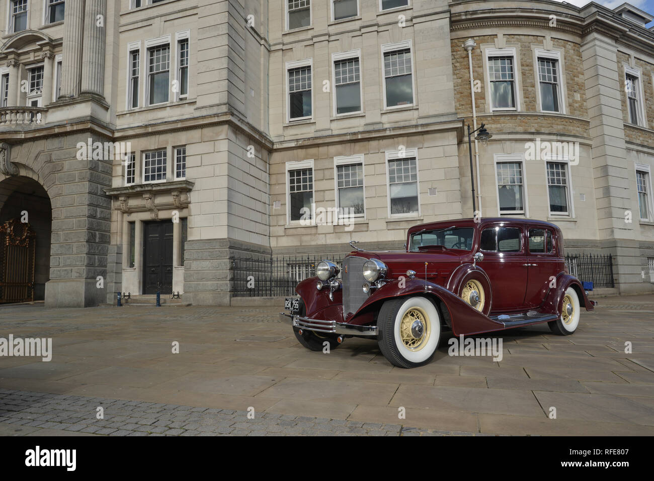 1933 Cadillac - pre war American luxury car Stock Photo