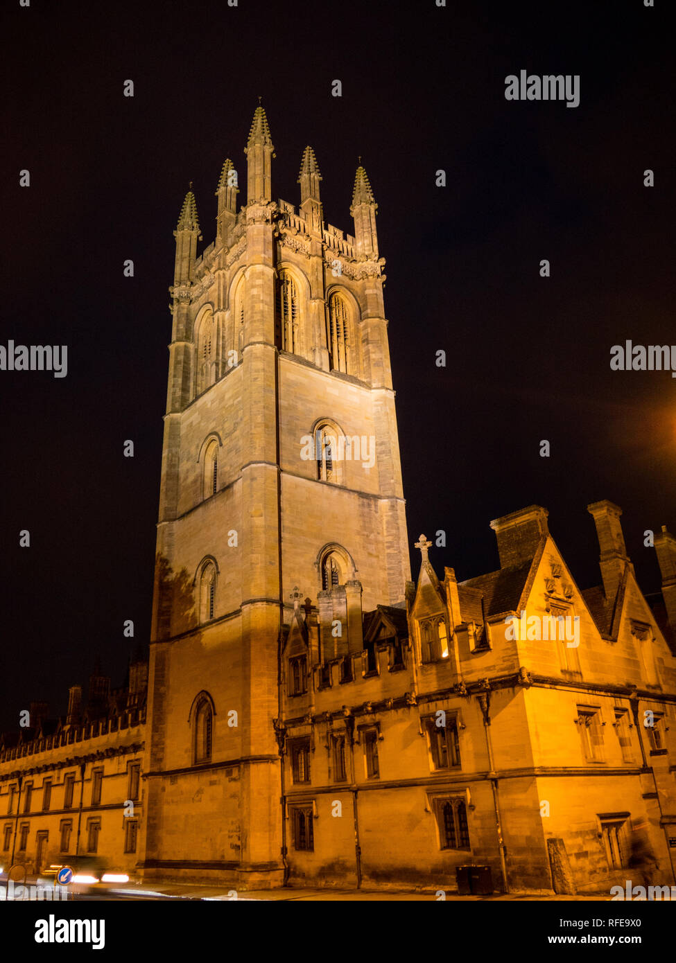 Magdalen College Oxford, Oxford University, Oxford, Oxfordshire, England, UK, GB. Stock Photo