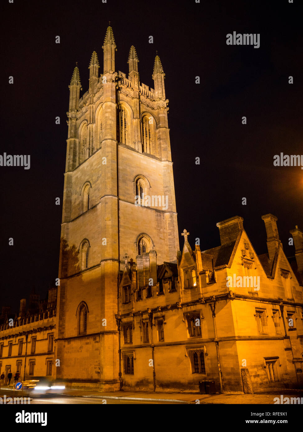 Magdalen College Oxford, Oxford University, Oxford, Oxfordshire, England, UK, GB. Stock Photo