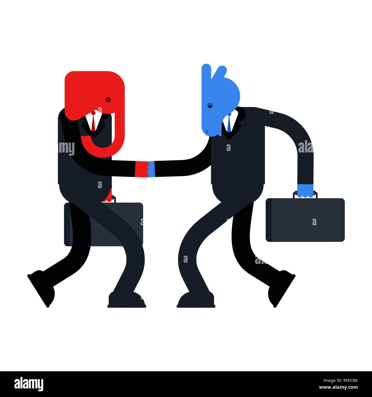 Conservative men Stock Vector Images - Alamy