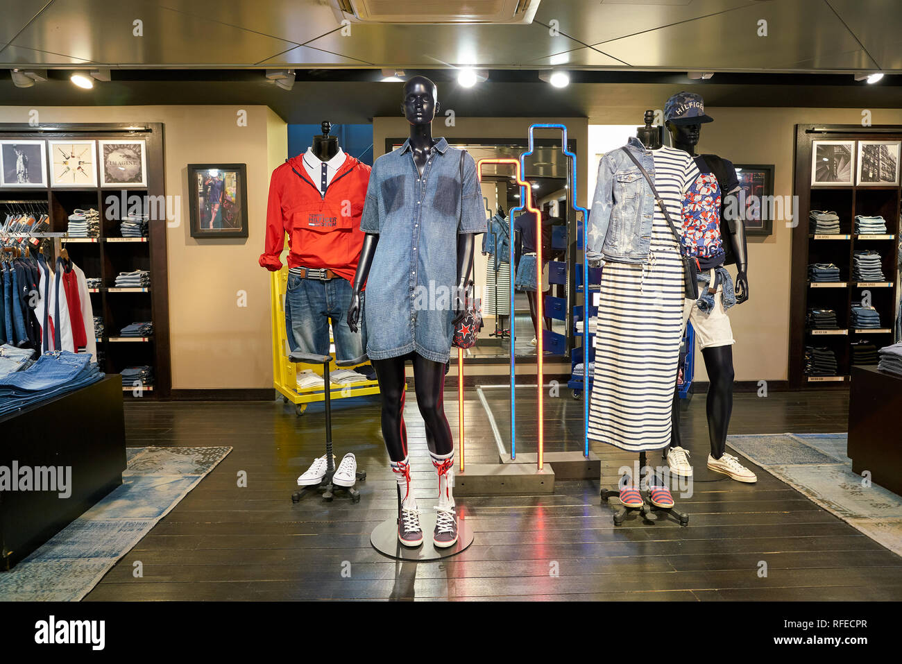 SEOUL, SOUTH KOREA - CIRCA MAY, 2017: clothing on display at a Tommy  Hilfiger store in Seoul Stock Photo - Alamy
