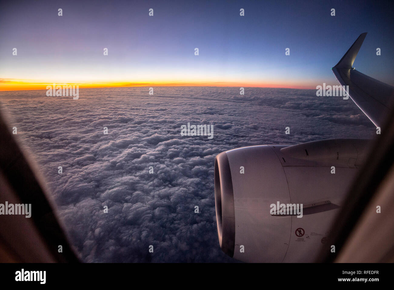 Clouds from airplane hi-res stock photography and images - Alamy