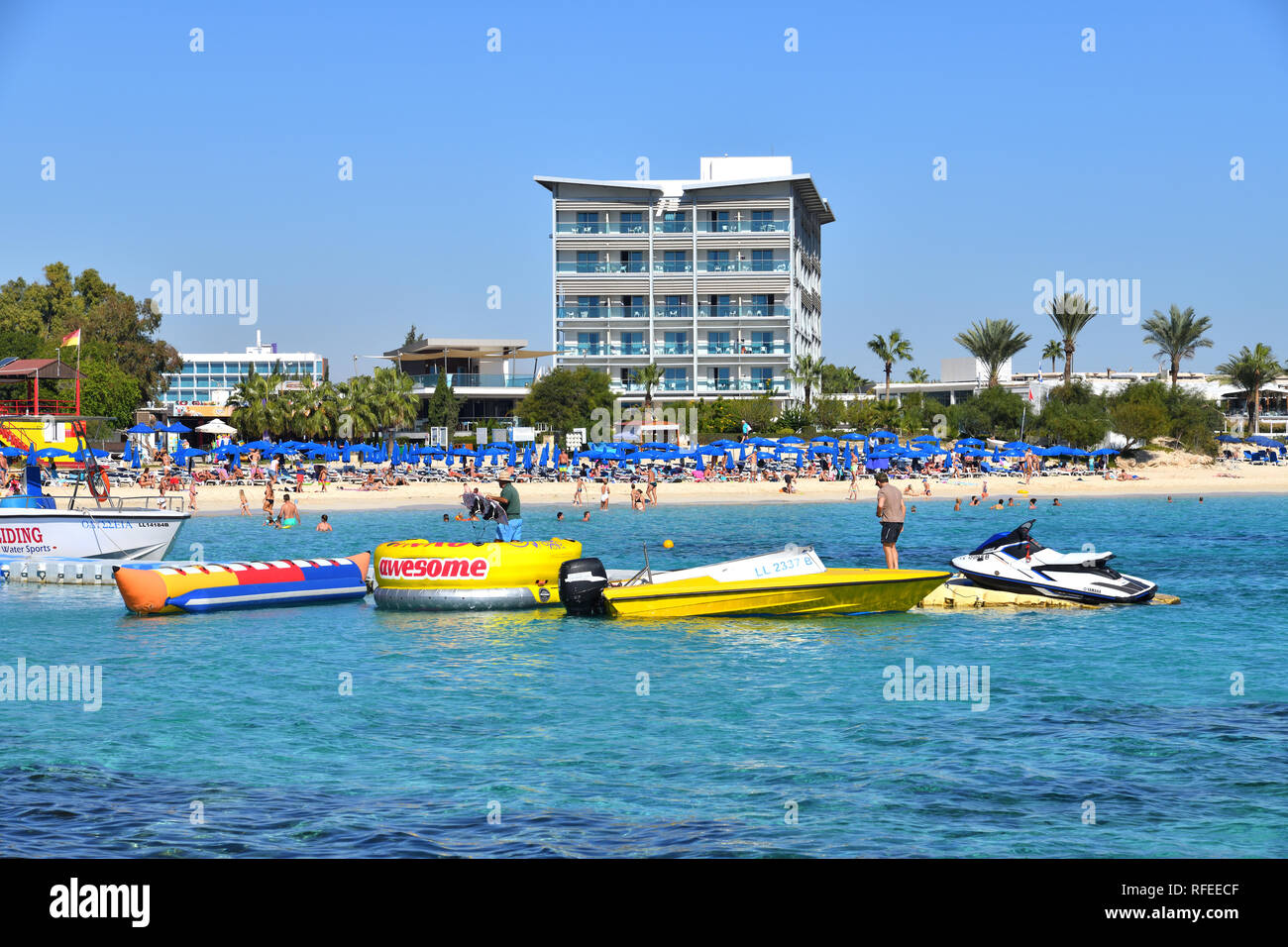 Ayia Napa Cyprus November 1 2018 General View Beautiful