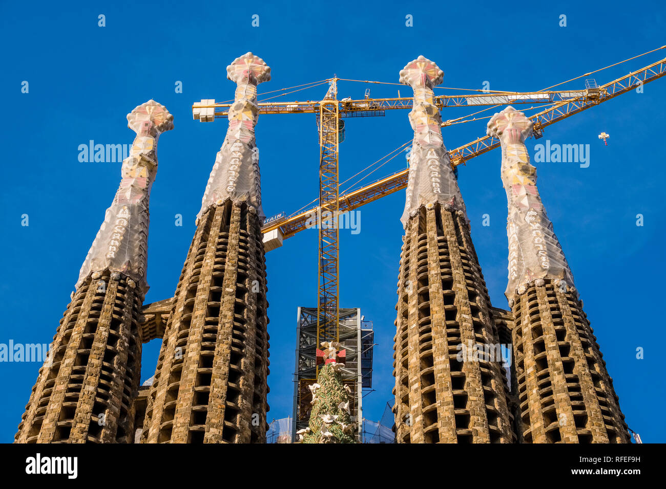 Work In Progress At The Church Sagrada Familia Antoni Gaudis Most Work In Progress At The Church Sagrada Familia Antoni Gaudis Most