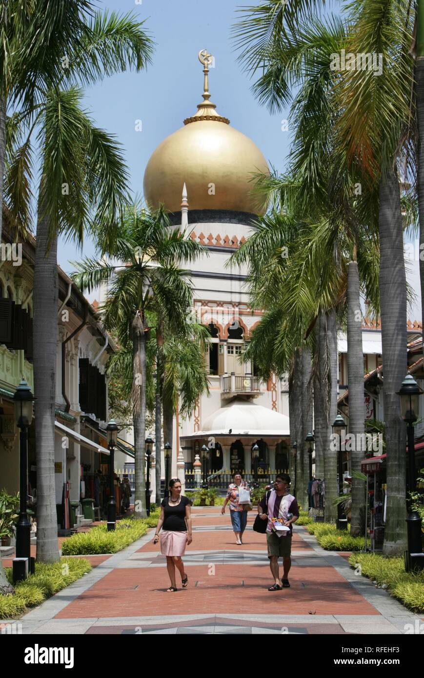 SGP Singapore Arab Street Quarter Sultan Mosque Bussorah Street