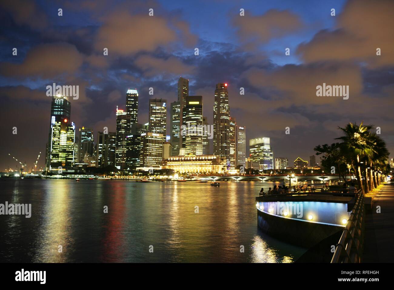 SGP, Singapore City Skyline. Stock Photo Alamy