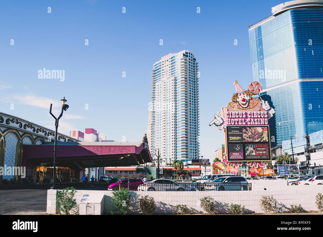 Las Vegas, Nevada July 10, 2018 The Circus Circus hotel and casino