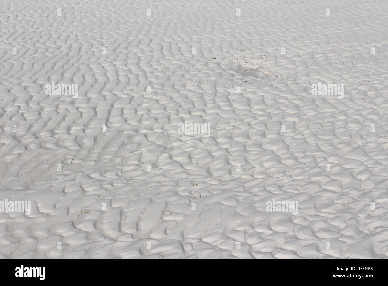 Caribbean sand, Long Island, Bahamas. Endless beaches characterize the Bahamas Stock Photo