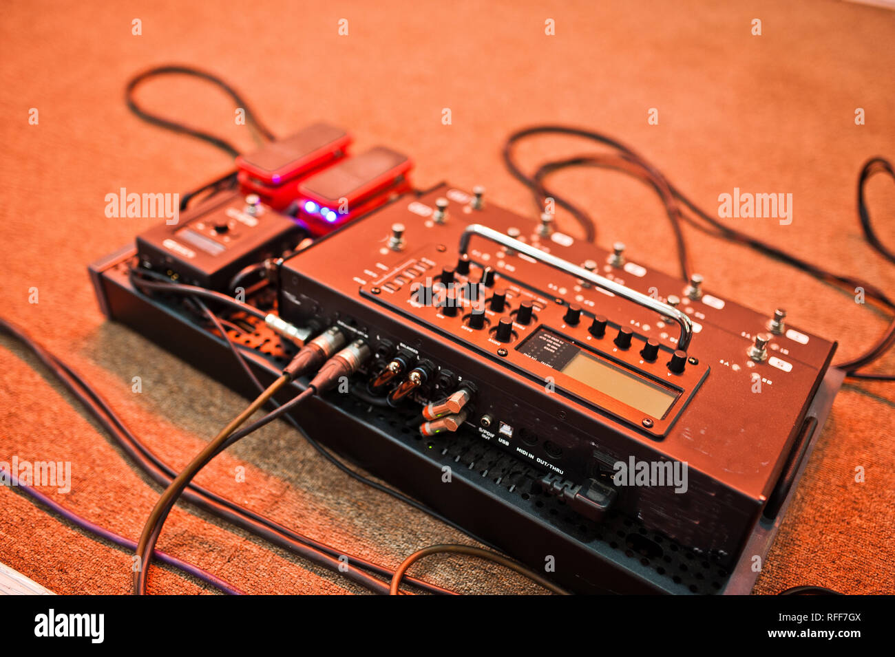 Guitar effect unit hires stock photography and images Alamy