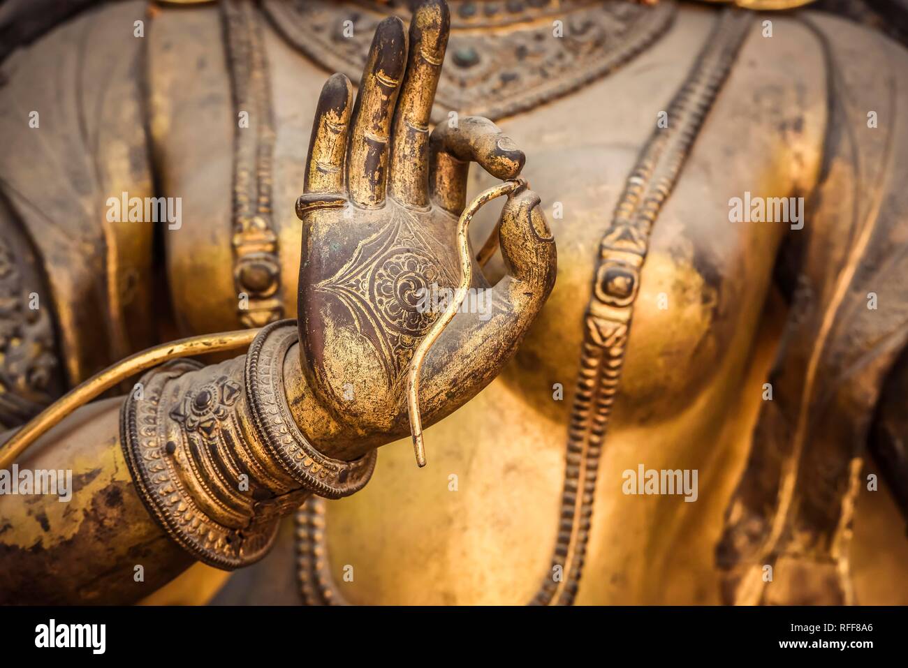 Statue of buddhist deity hires stock photography and images Alamy