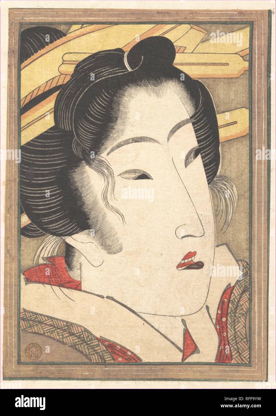 Geisha Crying Polychrome ribbon hi-res stock photography and images - Alamy