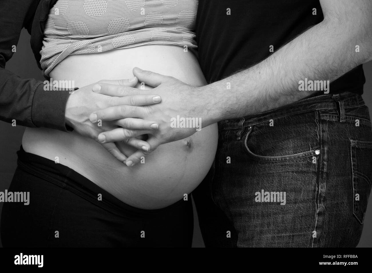 Belly button Black and White Stock Photos & Images Alamy