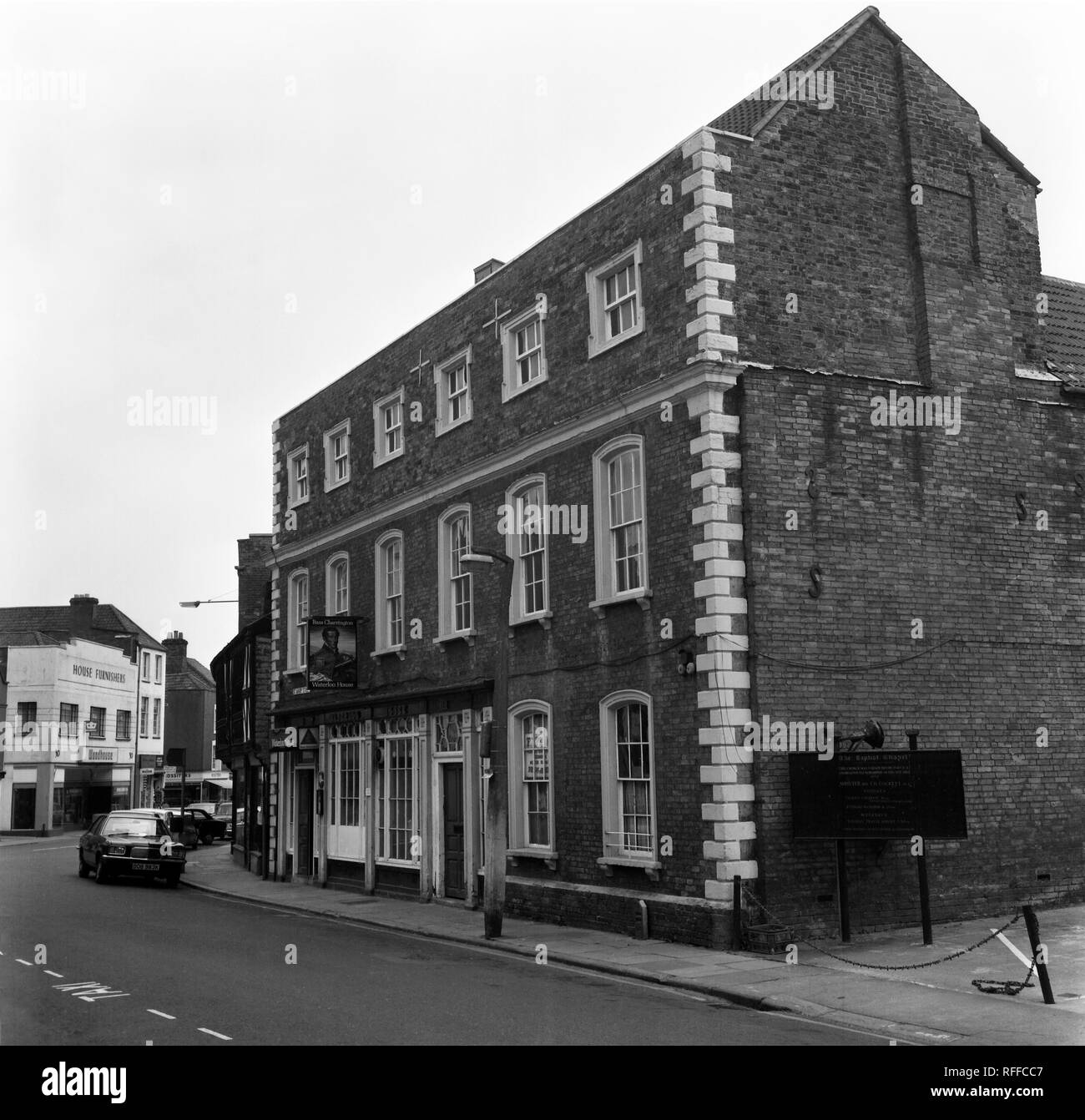 Waterloo House in 1973, later Bridgwater Inn number 222a Stock Photo