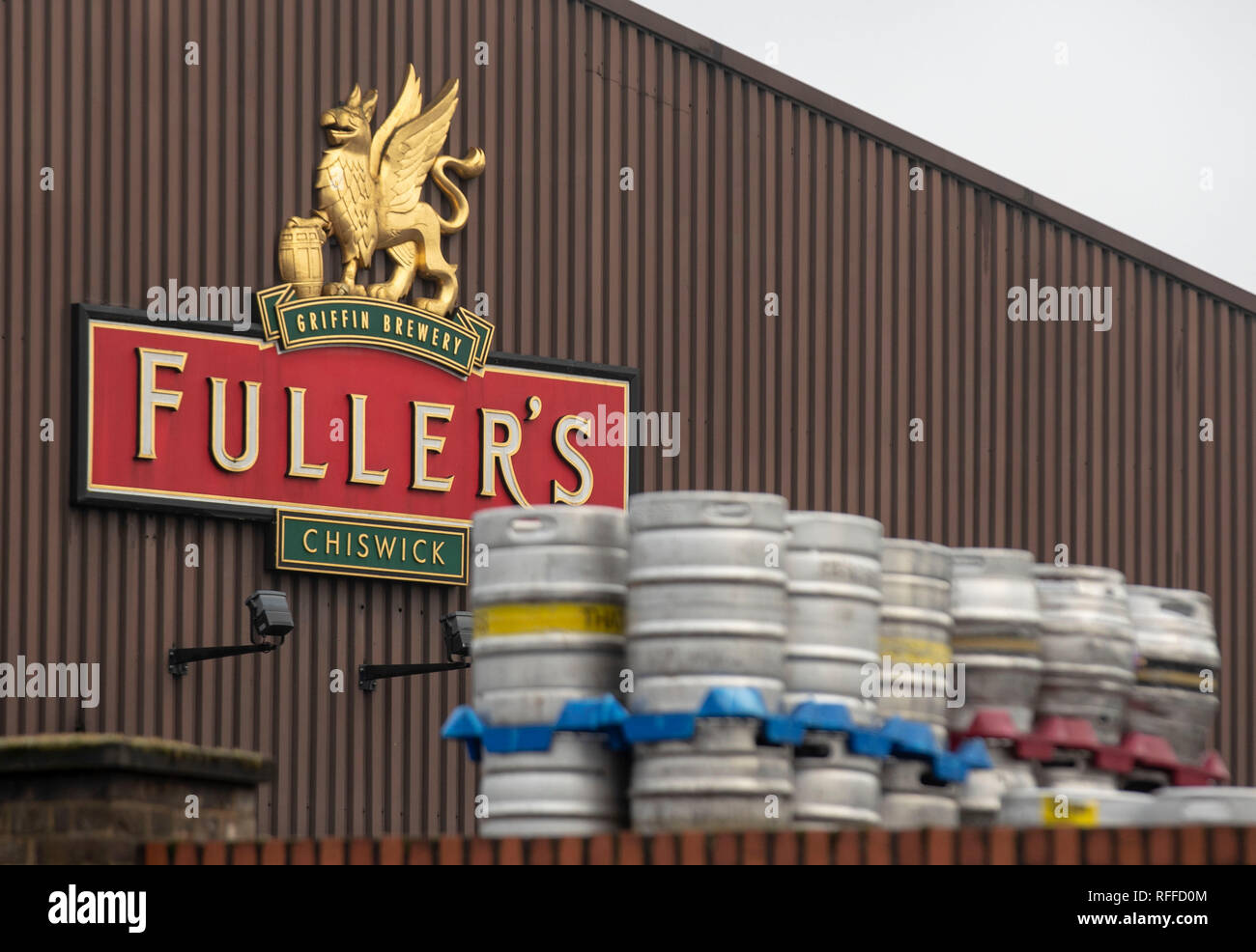 A general view of the Fullers brewery in Chiswick, west London. Fuller