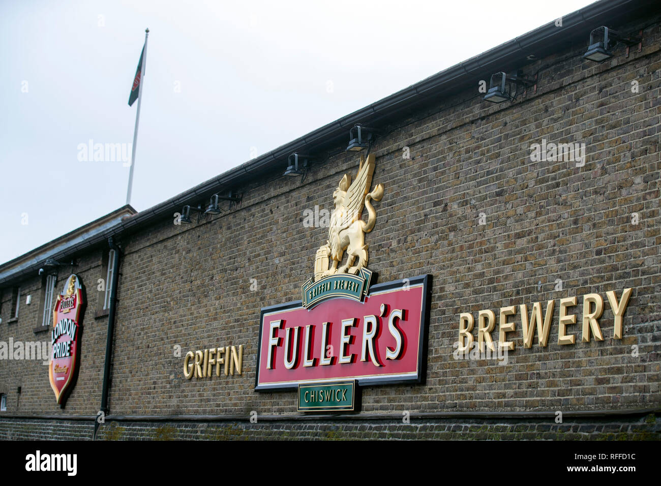 A general view of the Fullers brewery in Chiswick, west London. Fuller
