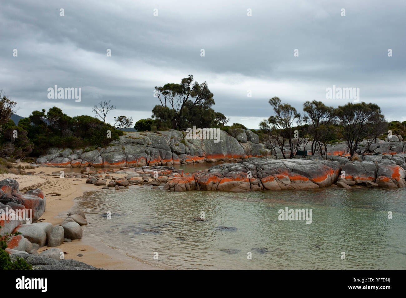 Bay of Fires, Tasmania, Australia Stock Photo