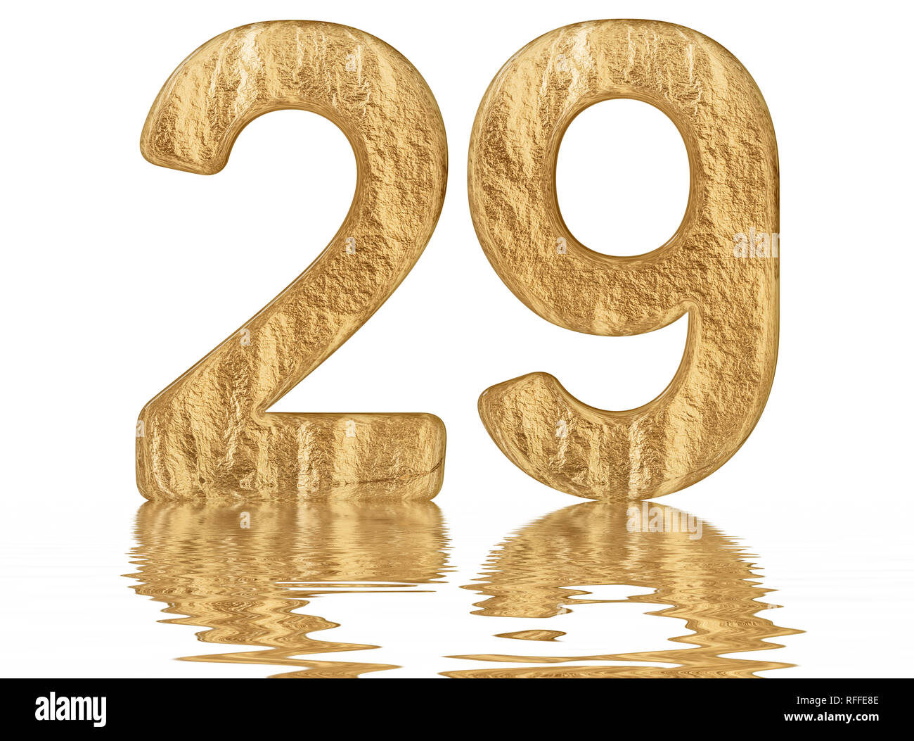 Numeral 29 twenty nine isolated hi-res stock photography and