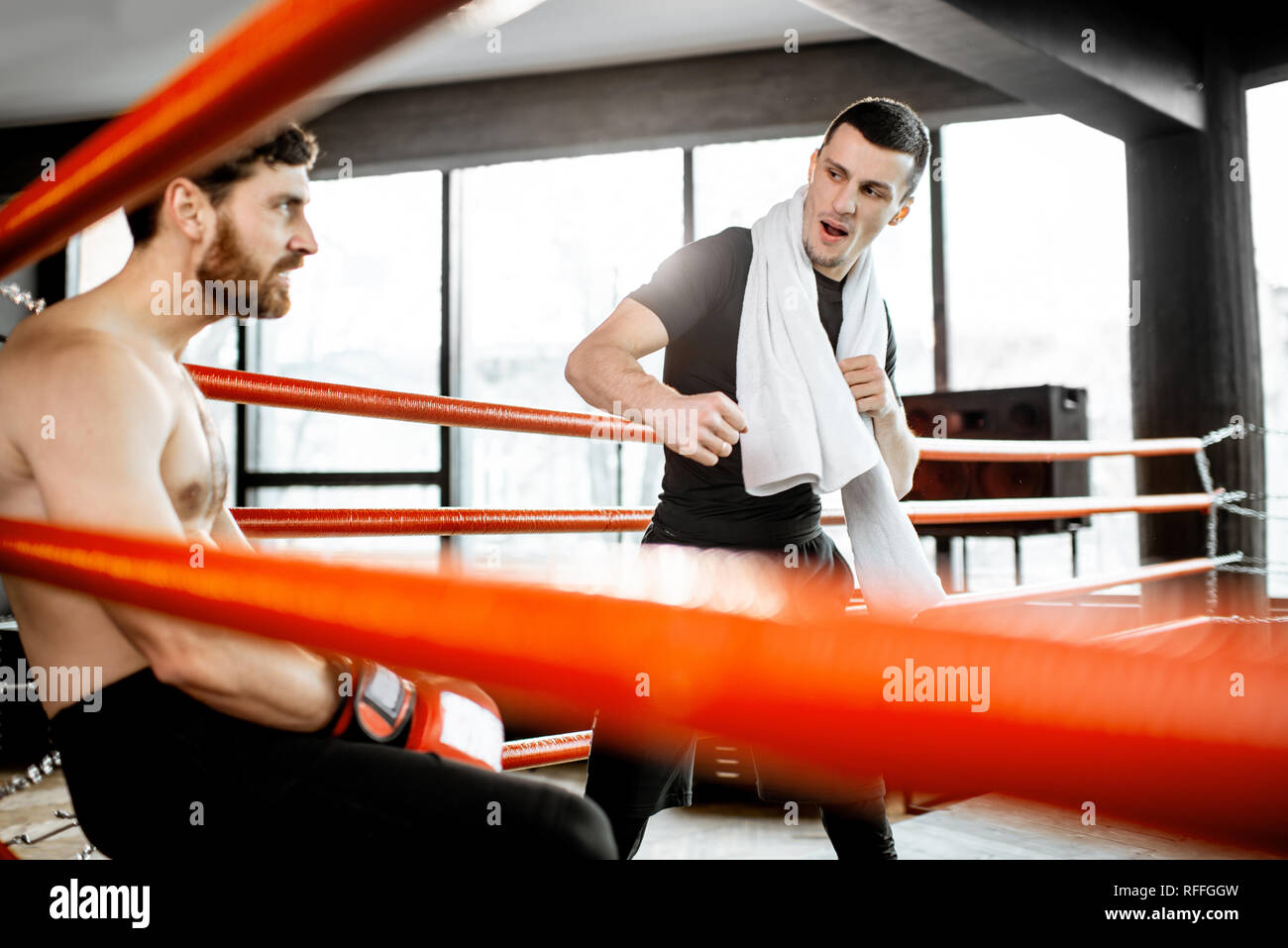 Boxing corner man hires stock photography and images Alamy