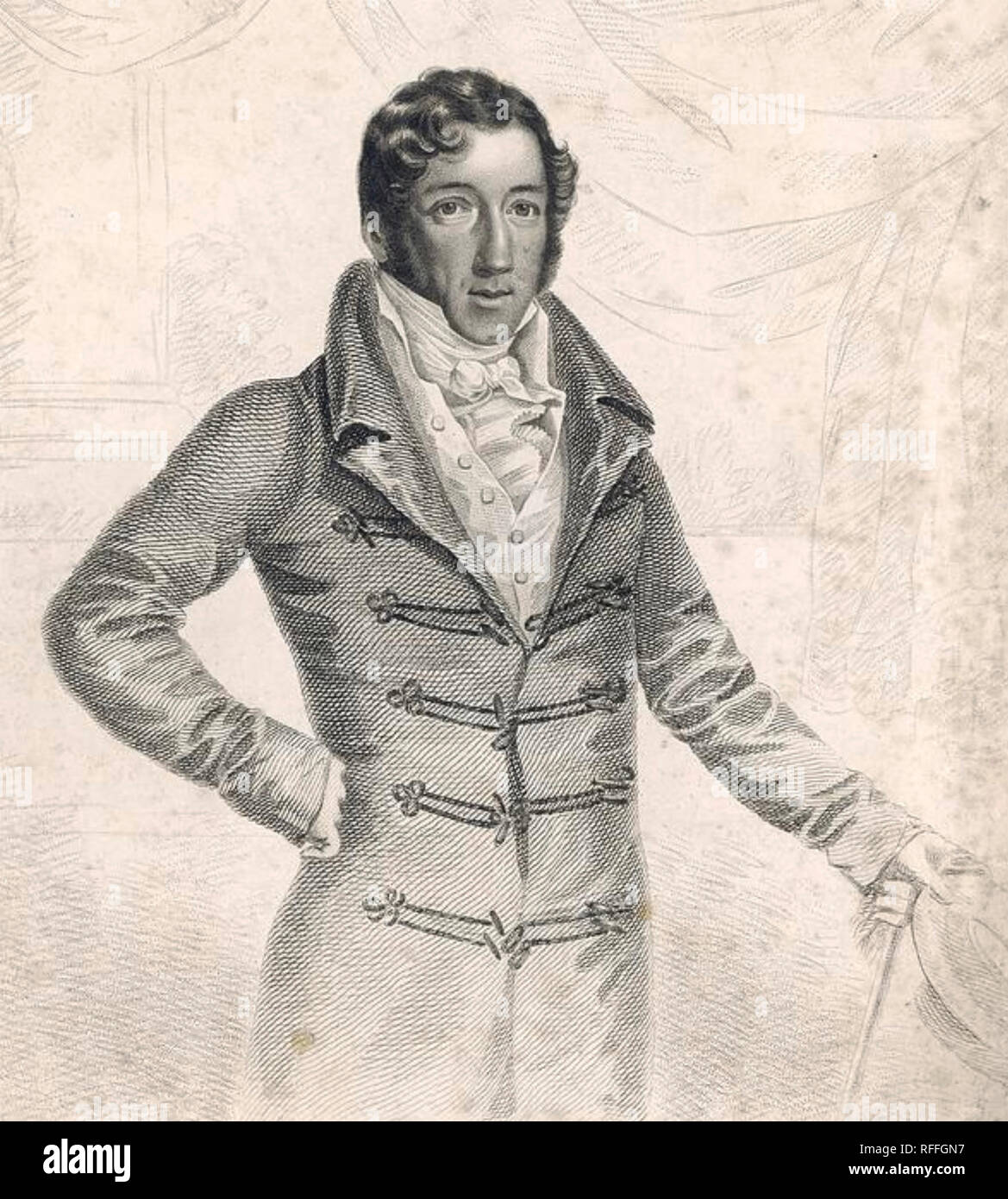THOMAS COCHRANE, 10th Earl of Dundonald (1775-1860) Royal Navy officer and politician Stock Photo