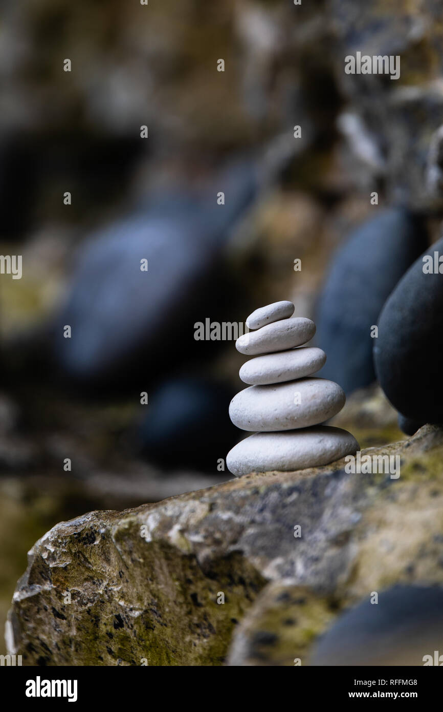 rock stack Stock Photo