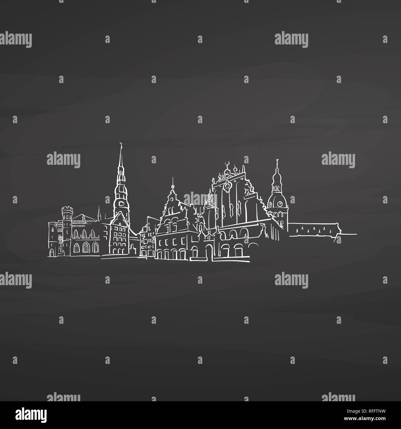 Latvian destinations Stock Vector Images - Alamy