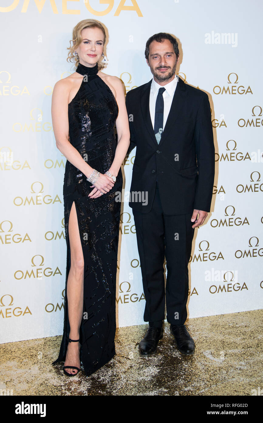 Nicole Kidman Claudio Santamaria In Milan On The Occasion Of The Omega Nicole Kidman Claudio Santamaria In Milan On The Occasion Of The Omega