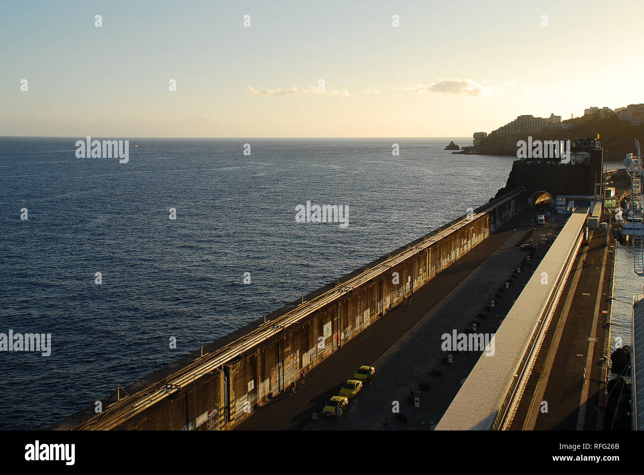 Pier of Madeira's Port in Funchal, Portugal Stock Photo Alamy