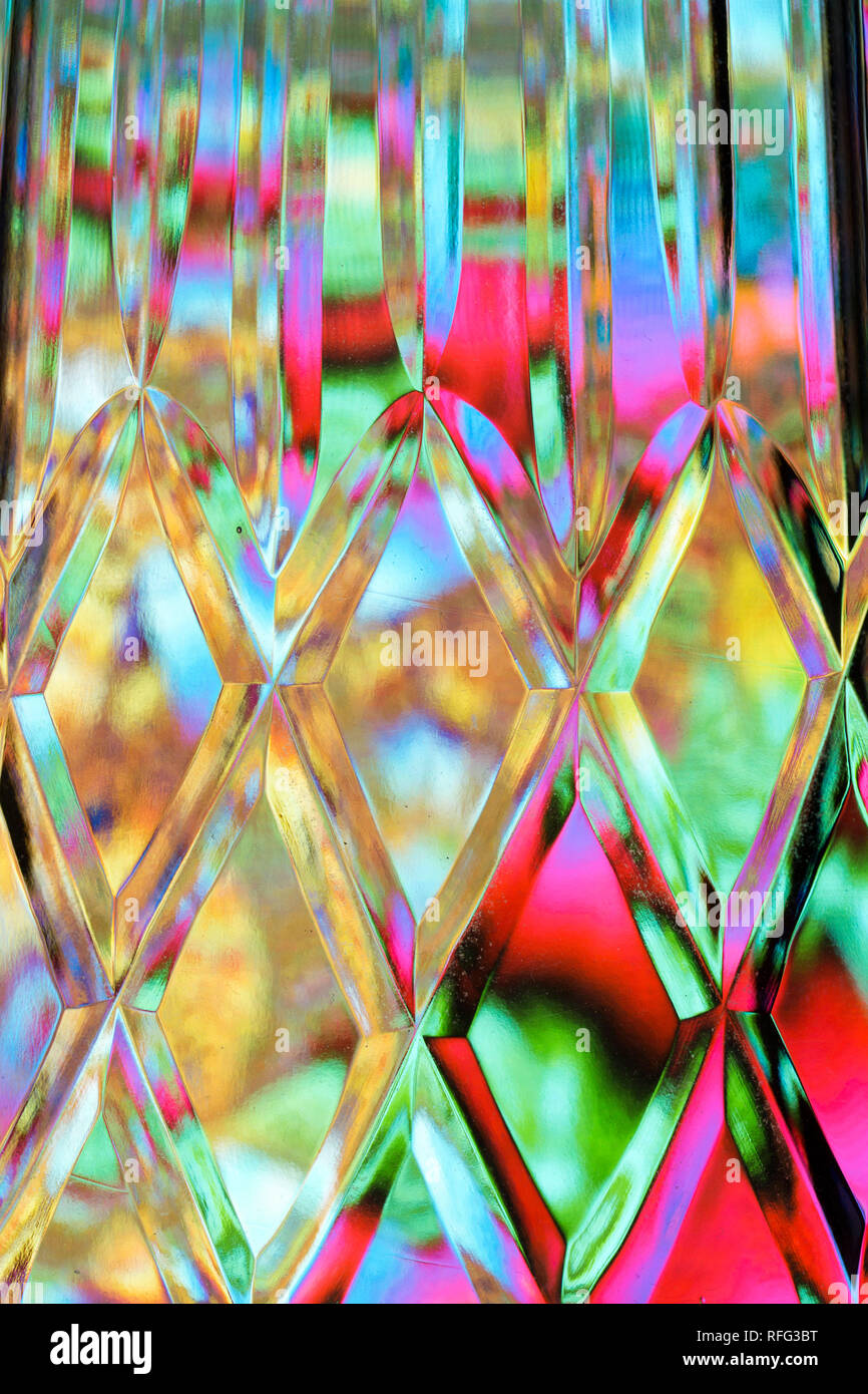 Abstract diamond textured background of a brightly colored imaged ...