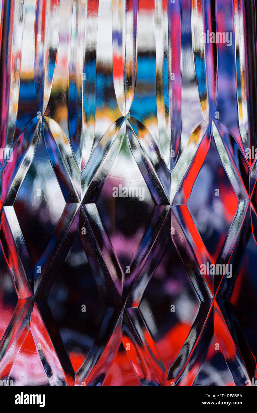 Abstract diamond textured background of a brightly colored imaged ...